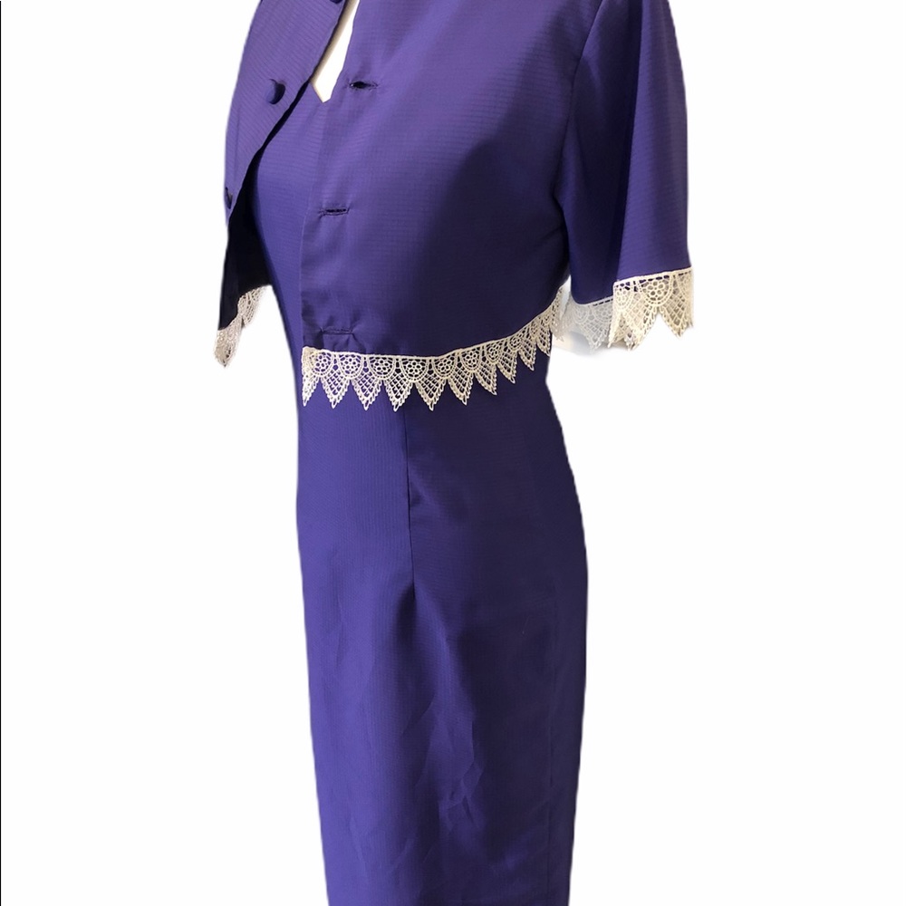 Vintage 1050s two-piece dress